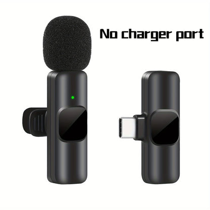 Professional Wireless Lavalier Microphone Perfect for Interviews Podcasts,Vlogs Videos for Iphone&Ipad-For Android,Ios and 3.5Mm