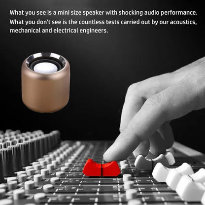 Supermini Bluetooth Speaker with 360° Loud Stereo Sound, Rich Bass and Max. 12-Hour Playtime